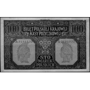 100 marek polskich 9.12.1916, \Generał, nr A.3151530