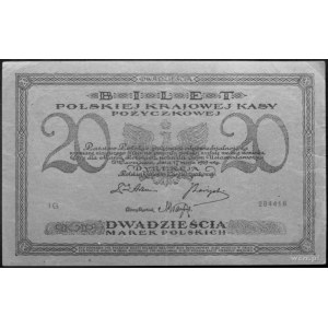 zestaw 2 banknotów 20 marek polskich 17.05.1919 a/ IG 2...