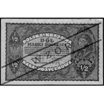 1/2 marki polskiej 7.02.1920, a/ banknot obiegowy, b/ n...