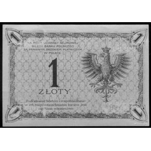 1 złoty 28.02.1919, S.16 J 019, 735, Kow.96j, Pick 51
