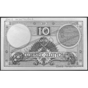 10 złotych 15.07.1924, II EM.A 504900, (na awersie i re...