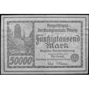 50 000 marek 20.03.1923 nr 19566, Pick 18