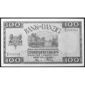 100 guldenów 1.08.1931 nr D/A 303, 534, Pick 61
