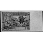 zestaw banknotów j.w., (na awersie ukośny czarny nadruk...