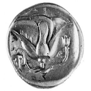 RODOS, AR stater (382-304 p.n.e.), Aw: Głowa Heliosa tr...