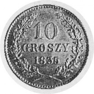 10 groszy 1835, Wiedeń, j.w., Plage 295