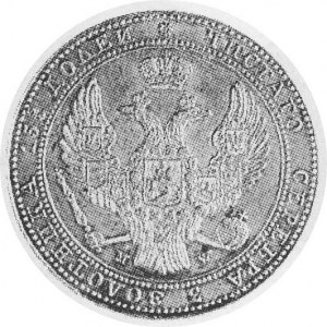 3/4 rubla= 5 złotych 1839, Warszawa, j.w., Plage 363, b...