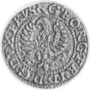 trzeciak 1594, Królewiec, Aw: Monogram, po bokach data ...
