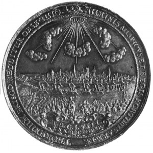 medal sygnowany IH (Jan Höhn senior) wybity w 1658 r. w...
