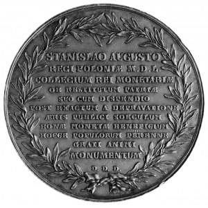 medal sygnowany I P Holzhauesser wybity w 1766 r. na zl...