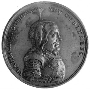 medal Holzhaeussera - Władysław Łokietek, Aw: Popiersie...