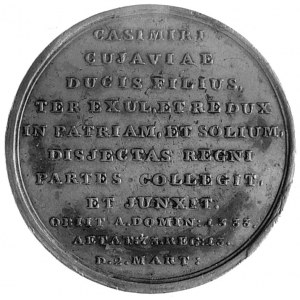 medal Holzhaeussera - Władysław Łokietek, Aw: Popiersie...