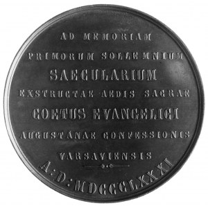 medal niesygnowany autorstwa Simeona Puscha z okazji 10...