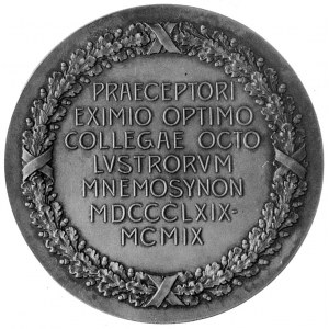 medal sygnowany KL (Konstanty Laszczka) wybity w 1909 r...