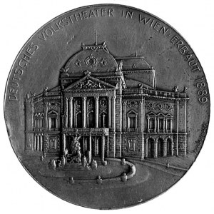 medal sygnowany R. Neuberger, wybity w 1899 r dla uczcz...