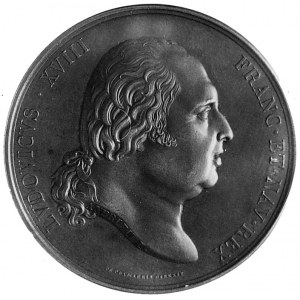 medal sygnowany De Puymaurin i Depaulis wybity w 1822 r...