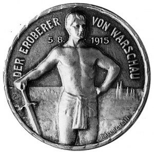 medal sygnowany BALL BERLIN, wybity w 1915 r. z okazji ...