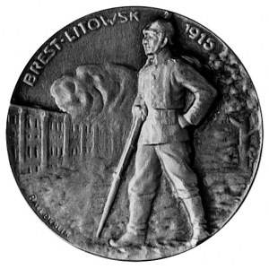 medal sygnowany BALL BERLIN, Fr.ELIE, wybity w 1915 r. ...