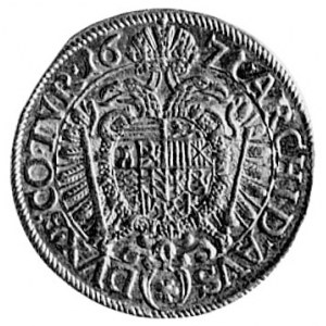 dukat 1671, Wiedeń, Aw: Popiersie cesarza i napis, Rw: ...