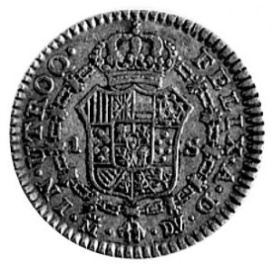 Karol III (1759-1788), 1 escudo 1785, Madryt, Aw: Popie...