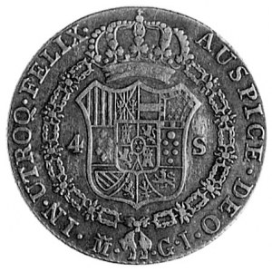 Ferdynand VII (1808-1833), 4 escudos 1820, Madryt, Aw: ...