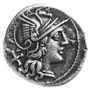 L. Iteius albo Iteilius (149 p.n.e.), denar, Aw: Głowa ...