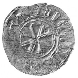 Biskupstwo Meaux, bp Burchard (1120-1134), denar, Aw: D...