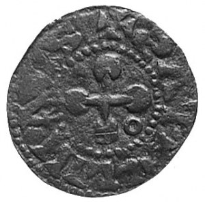 Biskupstwo Valence, denar, Aw: Orzeł dwugłowy i napis V...