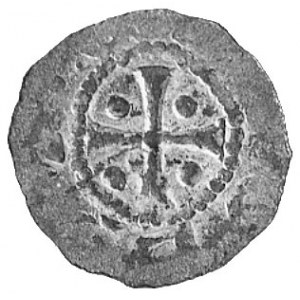 Ordulf 1059-1072, denar, Aw: Głowa w koronie na wprost,...