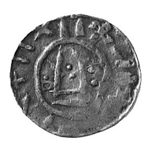 denar, naśladownictwo monety saskiej I poł. XI w., (pra...