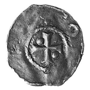 bp Teodoryk II 1005-1026, mennica Epinal, obol, Aw: Krz...