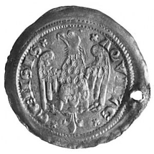 Rajmund 1273-1299, denar, Aw: Matka Boska z dzieciątkie...