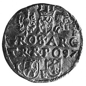 trojak 1597, Lublin, j.w., Kop.XLV.2a -rr-, Wal.LXXX R