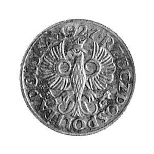 1 grosz 1927, jak moneta obiegowa, nakład 100 sztuk, sr...