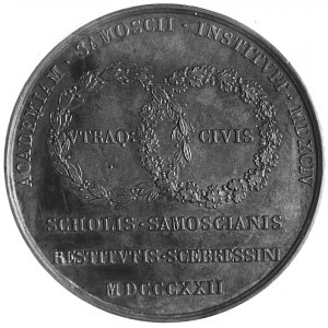 medal autorstwa J. Gatteaux z okazji przeniesienia Akad...