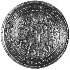 medal z okazji 200 rocznicy Odsieczy Wiedeńskiej wybity...
