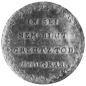 medal chrzcielny 3 dukatowy autorstwa J. Buchheima (XVI...