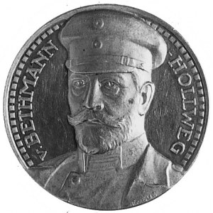 medal sygnowany Fr. EUE, wybity w 1914 r., poświęcony H...
