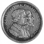 odbitka dukata w srebrze 1730 r., stempel Dockler (Nory...