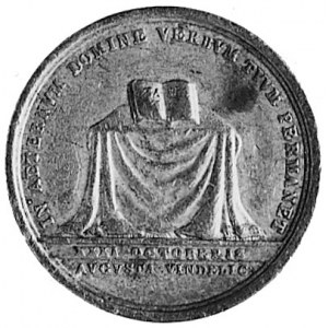 medal nie sygnowany wybity w 1817 r. (Augsburg), Aw: Po...