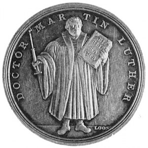 medal sygnowany LOOS, wybity w 1817 r. (Prusy), Aw: Pos...