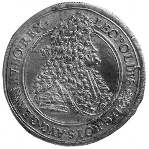 talar 1693, Krzemnica, Aw: Popiersie i napis w otoku, R...
