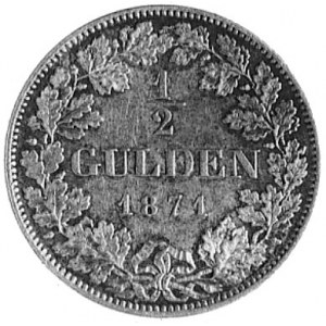 półgulden 1871, AKS 180