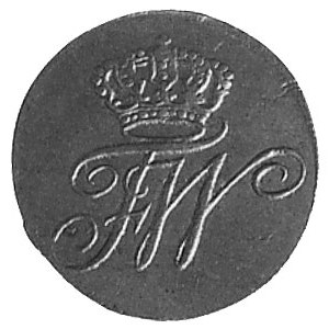 1 szyling 1801 A, Gdańsk, Aw: Monogram pod koroną, Rw: ...