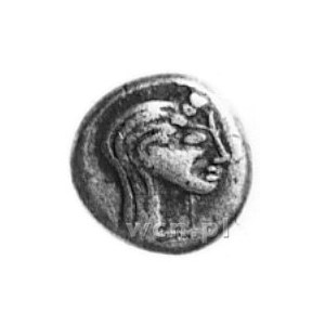 KOLCHIDA, hemidrachma (V w. p.n.e), Aw: Głowa kobiety w...
