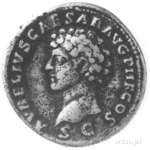 sesterc, Aw: Popiersie Antonina Piusa i napis: ANTONINV...