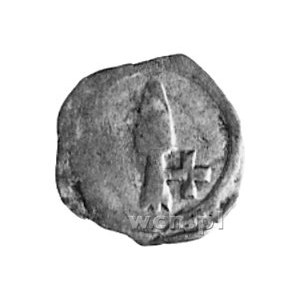 Witold 1401-1430, kopiejka, Aw: Włócznia, Rw: Kolumny G...