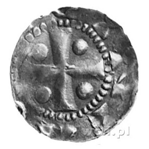 Henryk I 916-936, Aw: Napis w polu REX, w otoku HENRIC,...