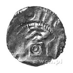 cesarz Otto III 983-1002, denar, Aw: Krzyż, w polu 3 ku...