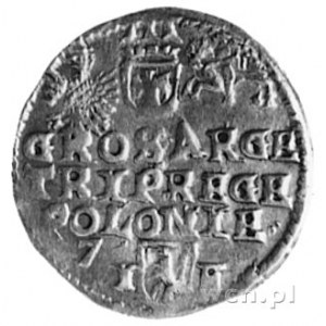 trojak 1597, Lublin, j.w., Kop.XXXVII.lb -RR-, Wal.LXXI...